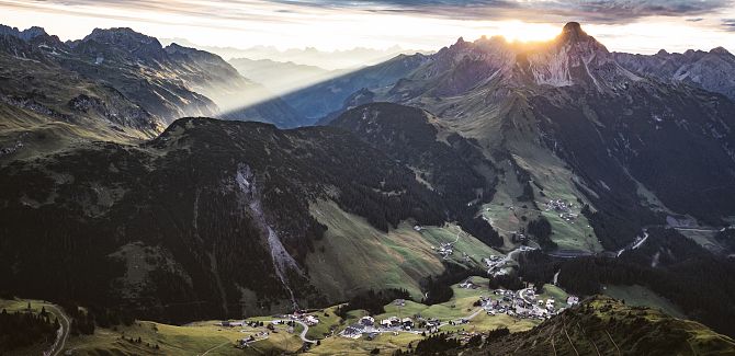 Sonnenaufgang auf dem Wartherhorn