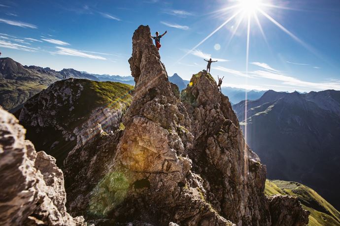 Karhorn Klettersteitg | Aadla Walser Chalets