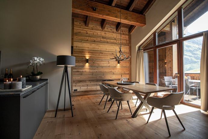 AlpenParks Arlberg Apartment Wohnbereich